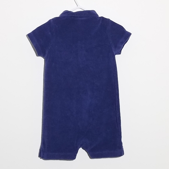 Gap Terry Bear Romper Polo 6-12m - Picture 2 of 4